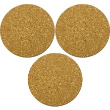 Daisy Store Heat Nihale Aus Mantar Mantar Altlık Altlık, Kahverengi, 19 x 19 x 1 cm