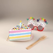 Bohem Kutusu Dilim Pasta Hediye Kutusu