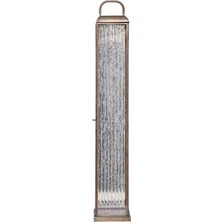 Yargıcı Metal Cam Dikdörtgen Fener(12x71 Cm)