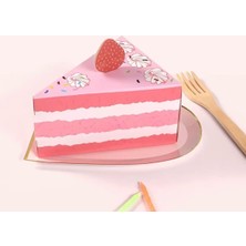 Bohem Kutusu Dilim Pasta Hediye Kutusu