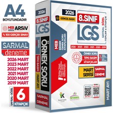 Karakutu Yayınları 2026 8.Sınıf LGS Mart Ayı MEB Örnek Soru Tıpkı Basım 6lı Sarmal Deneme Paketi Dijital Çözümlü