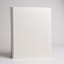 Daisy Store A4 Boyutunda Şeffaf Kapağa Sahip Yırtılmaz Su Geçirmez Spiralli 60 Yapraklı Not Defteri, Ofis Için Ideal, Planlayıcı (Kareli)