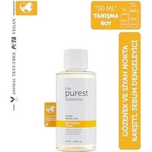 Daisy Store The Purest Solutions Sivilce ve Siyah Nokta Karşıtı, Gözenek Sıkılaştırıcı Salisilik Asit Tonik, Seyahat Boy 50 ml