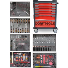 Dorf 272 Parça Dolu Takım Arabası 7 Çekmeceli Profesyonel