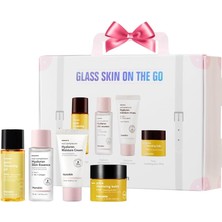 Daisy Store Hanskin Glass Skin On The Go-Seyahat Boy Cilt Bakım Seti/temizleyici/sakinleştirici/nemlendirici