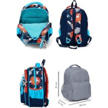Daisy Store Lacivert Mavi Astronot Ilkokul ve Günlük Sırt Çantası - Erkek Çocuk