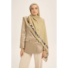 Maisa Aden Pamuk Ipek Şal 70*190 cm - Camel