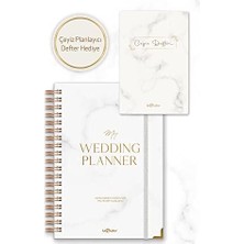 Daisy Store Düğün Planlayıcısı Altın Köşeli Ajanda