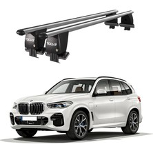 Today Auto Royal Bmw X5 (G05) (2019 ve Sonrası) Uyumlu Gri Ara Atkı Port Bagaj Tavan Barı