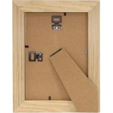 Daisy Store Ahşap Resim Çerçevesi 4'lü Set Halinde 13 x 18 cm Boyutunda