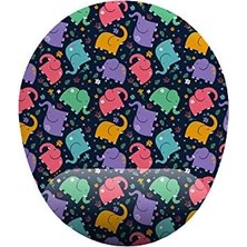 Daisy Store Minik Fil Desenli Bilek Destekli Mouse Pad