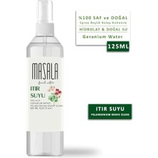 Daisy Store Masala Saf Itır Suyu (Sardunya) 125 ML%100 Doğal Yağlı Hidrosol - Tonik Geranium Floral Water Hydrosol Tonic