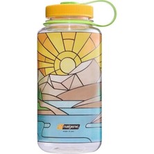 Nalgene 32OZ Wm Clear Stained Glass River