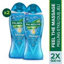 Palmolive Aroma Sensations Feel The Massage Peeling Etkili Duş Jeli 500 ml x2 Doğal Yağ ve Aloe Vera