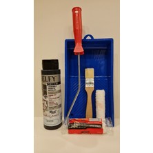 Rich Elfy Kendinden Vernikli Siyah Dolap Boyama Seti 500 cc 750 gr Uygulama İçin Hazır