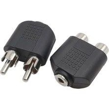 Daisy Store Dişi 3.5 mm Stereo Erkek 2 Rca 2x Erkek Rca Dişi Stereo Jack