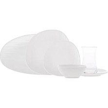 Daisy Store Forever Oyster 26 Parça 6 Kişilik Kahvaltı Takımı