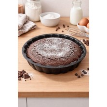 Abnturk Çapı 28CM Granit Kaplama Yanmaz Yapışmaz Dayanıklı Tart Kek Kalıbı