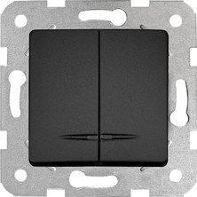 Daisy Store Life Gece Siyahı Işıklı Komütatör Çabuk Bağlantı Mekanizma ve Düğme