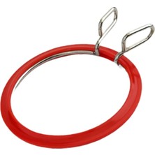 Daisy Store Üstün Kalite, Metal Yaylı Gergi Nakış Çemberleri, Çapraz Dikiş Kancası, Darning Hoops, Nakış Gergi Kulübesi (Kırmızı, Küçük)