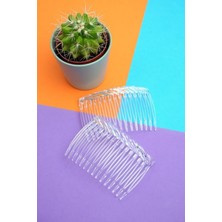 Daisy Store Şeffaf Tarak Toka 2 Adet,kadın Çocuk Mandal Toka, Lastik Toka Seti, Toka Organizer, Toka, Kız Çocuk Toka, Toka