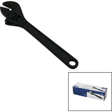 Pileli Store 6 Adet Siyah Çelik 12 Inç 300MM Kurbağacık Anahtar Chrome Vanadium (4887)