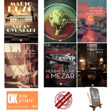 E Yayınları Omerta - Baba - Talihli göçmen - Aptallar Erken Ölür - Münih’e Kadar 6 Mezar - Saray Oyunları 6'lı Set - Mario Puzo