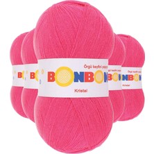 Pileli Store 5 Adet Kristal El Örgü Lif Ipi Orkide Pembe 98319