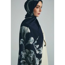 Maisa Ilay Krep Ipek Şal 70*190 cm - Lacivert