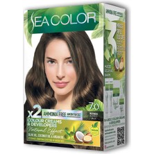 Pileli Store 2 Tüp Krem Saç Boyası Seti Kumral No:7.0