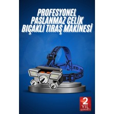 Pileli Store 5 LED Far Şarj Edilebilir Güçlü Kafa Lambası Kamp Lambası 4 Modlu