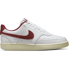 Nike Court Vision Low Nn Deri Görünümlü Şık Kadın Sneakers
