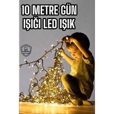 Pileli Store 10 Metre LED Işık Saçaklı Dekoratif Şerit LED