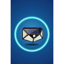 Pileli Store Bahçe Lambası Bahçe Aydınlatma Sensörlü Suya Dayanıklı 100 LED