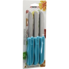 Pileli Store 6pcs  Meyve  Bıçak  Renkli Plastik Saplı (4887)