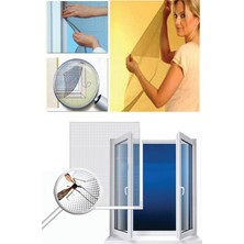 Pileli Store Pencere Cam Sinekliği ( 150 cm x 100 Cm. ) (4887)