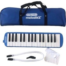 Helvacıoğlu Melodika 32 Klavyeli Mavi Softbag 1032 Türkiye Menşeli Dayanıklı Materyal