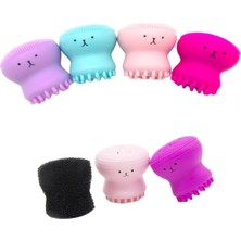 Pileli Store Peeling Etkili Mini El Yüz Cilt Temizleme Fırçası Silikon Temizlenmesi Kolay Siyah Nokta Gideric