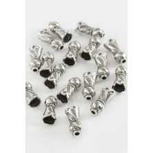 Pileli Store Plastik Çizgi Noktalı Tesbih Püskül Ara Aparatı 50 Gram