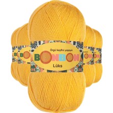 Pileli Store 5 Adet Lüks Patik Ipi Yünü Sarı 98289