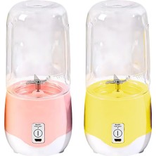 Pileli Store Portable Tombul Taşınabilir USB Şarjlı Blender (4887)