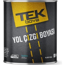 Tek Boya Yol Çizgi Asfalt Boyası 1,75 LT(3 KG) Sarı