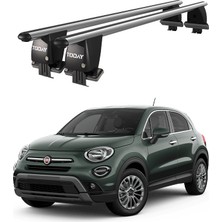 Today Auto Royal Fiat 500X (2015 ve Sonrası) Uyumlu Gri Ara Atkı Port Bagaj Tavan Barı