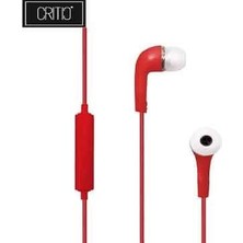 Pileli Store Critic J5 Kulakiçi Kulaklık Kırmızı