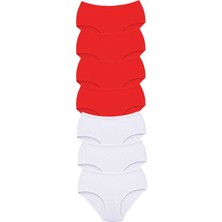 Pileli Store 7 Adet Tutku Kadın Yüksek Bel Bato Kalın Lastik Külot S7