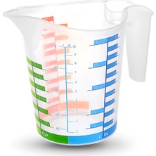 Pileli Store Ölçü Kabı Dereceli Renkli 1000 ml