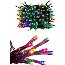 Pileli Store 5 Metre Ampul LED Işık Renkli Rgb Çok Renkli LED Aydınlatma