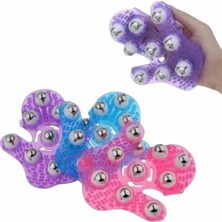 Pileli Store 9 Bilyeli Masaj Eldiveni Tüm Vücut Masajına Uygun Kafa Masaj Aleti