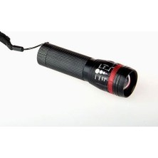 Pileli Store Power Ledli ve Zoomlu 2 Km Menzilli Alüminyum El Feneri