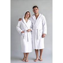 Ars Aras Home Textile Kapüşonlu Kadın Ve Erkek Bornoz %100 Pamuk /Oversize/Unisex/Dayanıklı/Hızlı Kuruma/Yumuşacık Konfor